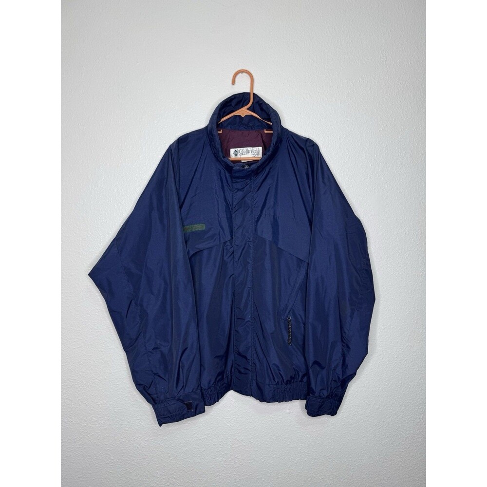 Vintage Columbia Outdoors Whirlibird Jacket Mens XL Navy Blue Gorpcore 90's